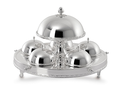 Set Per Tè Pomeridiano Royal In Argento