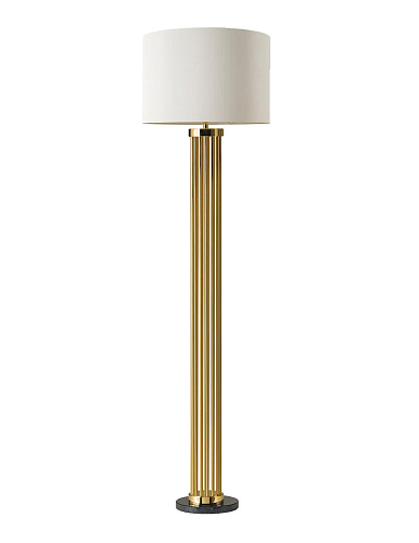 Lampada da Terra con Base in Marmo