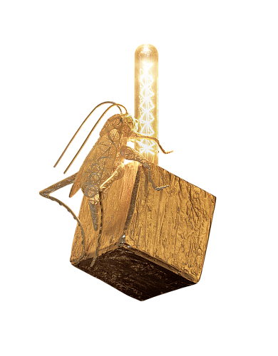 Lampada da Parete Piccola Geode Filigree Cricket
