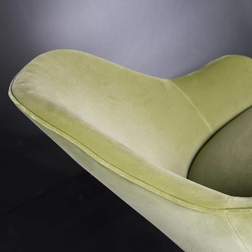 Sedia Paulette Verde con Braccioli
