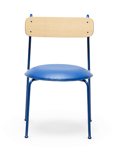 Sedia Lena Blu in Frassino