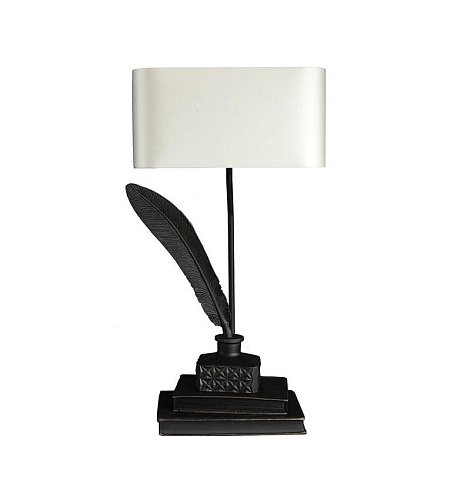 Lampada da tavolo Tom con finitura bronzo antico
