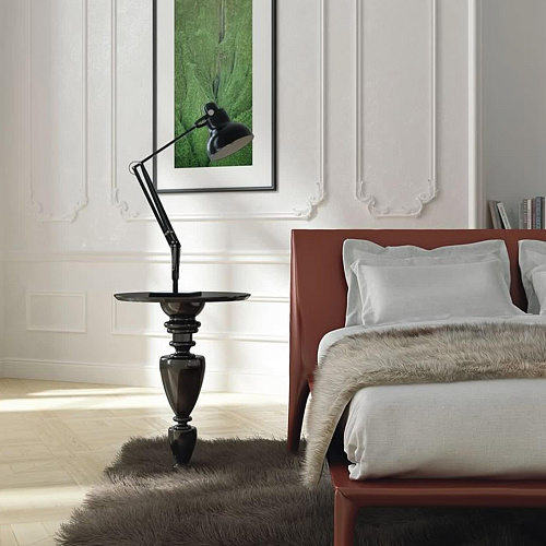Letto in Pelle Italiana Lucrezia