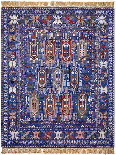 Tappeto Balouch Blu