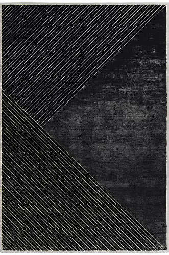 Tappeto Nero Righe