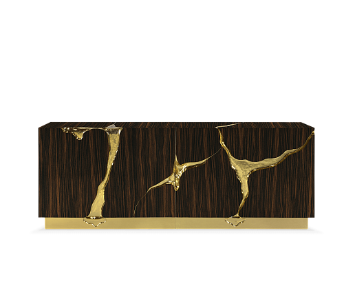 Credenza Opulenta Marrone & Oro