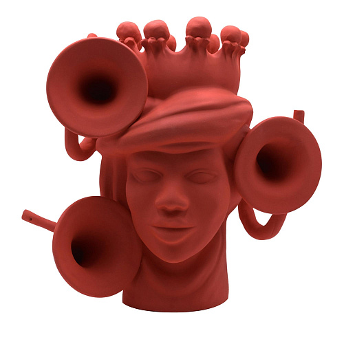 Testa di Moro Artigianale Scultura