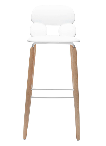 Sgabello da Bar Nube W SG-80 Bianco