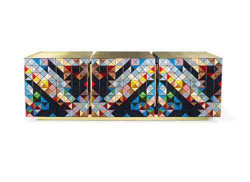Credenza Luxe Multicolore Mosaic