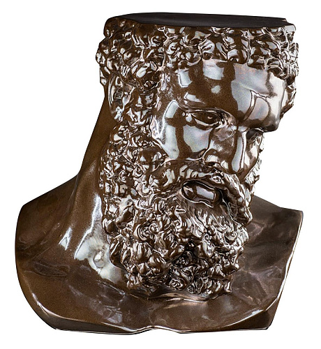 Busto in Ceramica Hercules