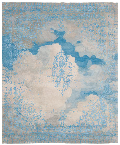 Tappeto Ferrara Cloud Special Rocked Blu