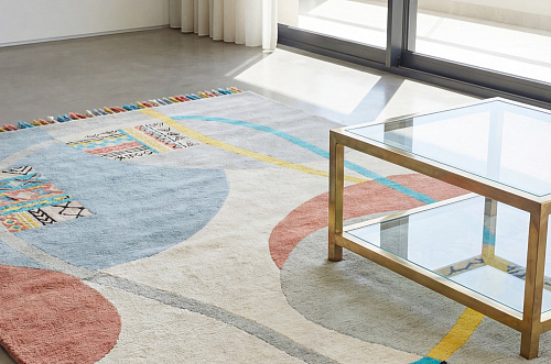 Tappeto Playful Orbits Blue