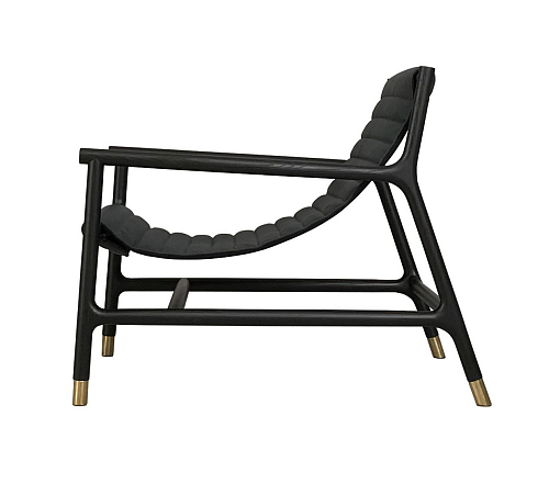 Sedia Lounge Joyce Nera
