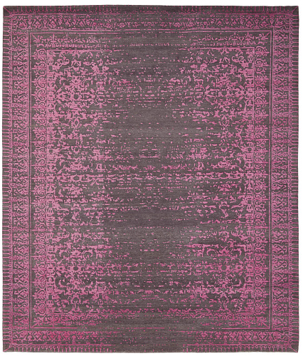 Tappeto Ferrara Stomped Reverse Grigio Rosa