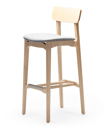 Sgabello da Bar in Legno Cacao SG-80