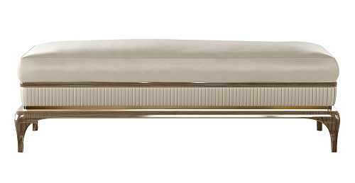 Panca in Pelle Beige