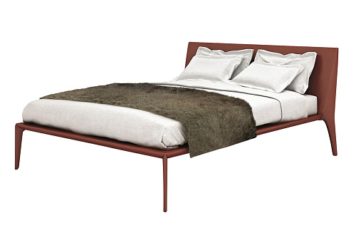 Letto in Pelle Italiana Lucrezia