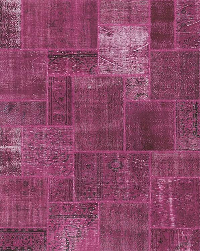 Tappeto Patchwork Fucsia