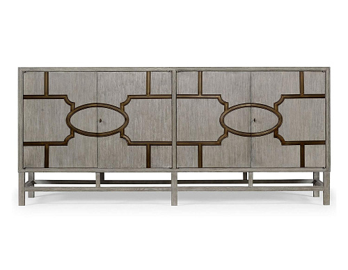 Credenza Hewlett con bronzo Greyed Oak