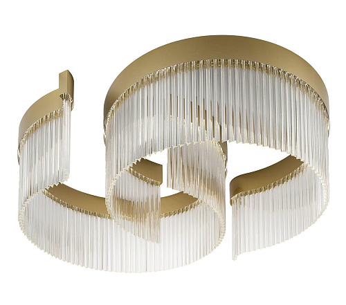 Lampadario Scultura Contemporaneo Mezza Luna