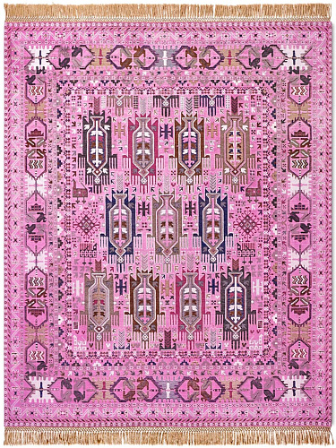 Tappeto Balouch Rosa