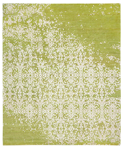 Tappeto Milano Raved Verde e Bianco