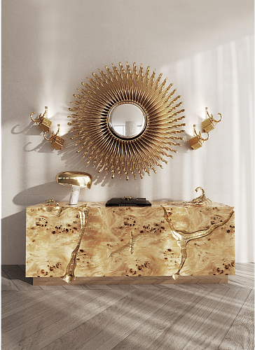 Credenza in Pioppo Fissure