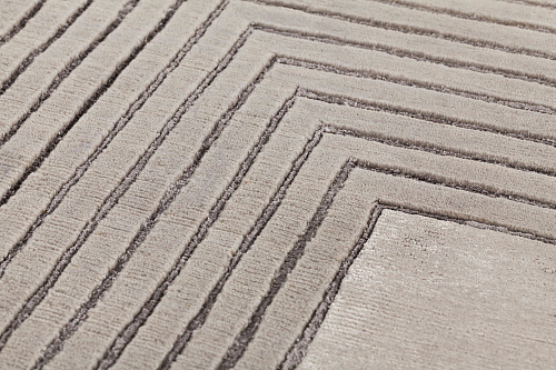 Tappeto Beige Cornice