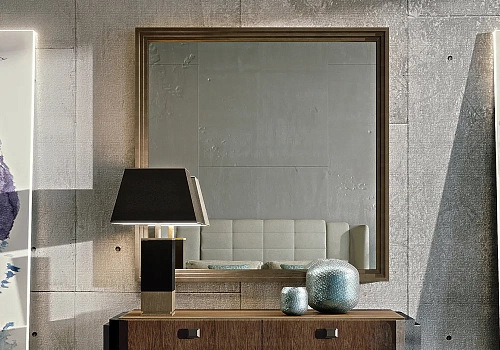 Specchio con Cornice in Legno