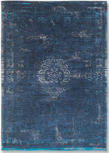 Tappeto Stile Vintage Blu Notte 8254
