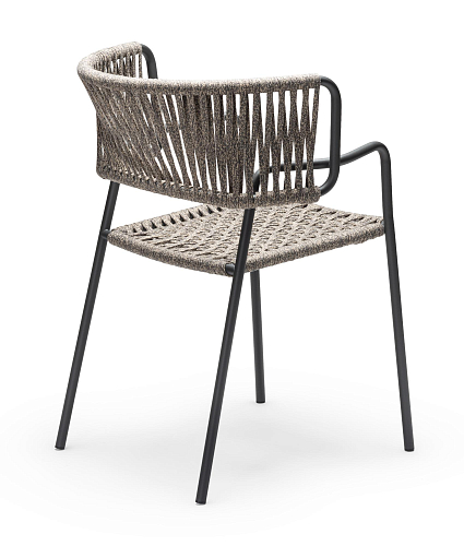 Sedia da Esterno Klot SP Antracite / Beige