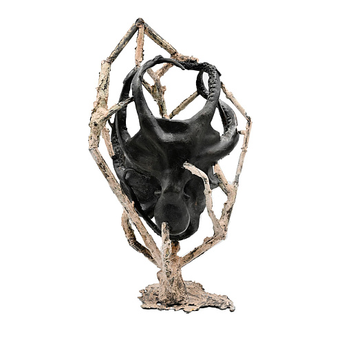 Scultura Polipo in Bronzo