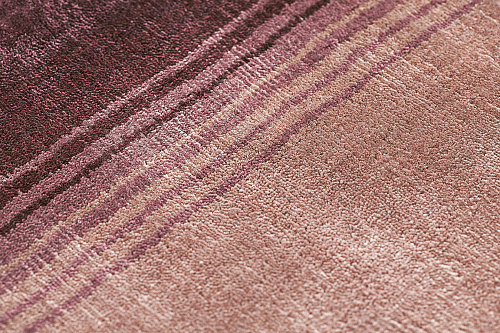 Tappeto Telaio Viscosa Rosa