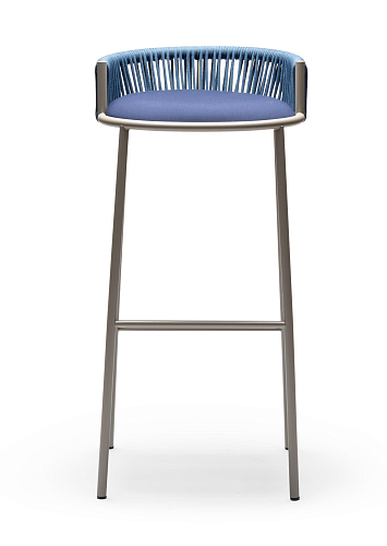 Sgabello da Bar da Esterno Millie SG-80 Blu