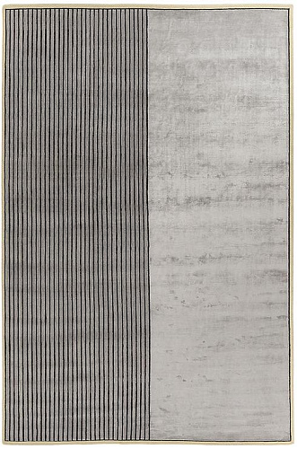 Tappeto Grigio Righe