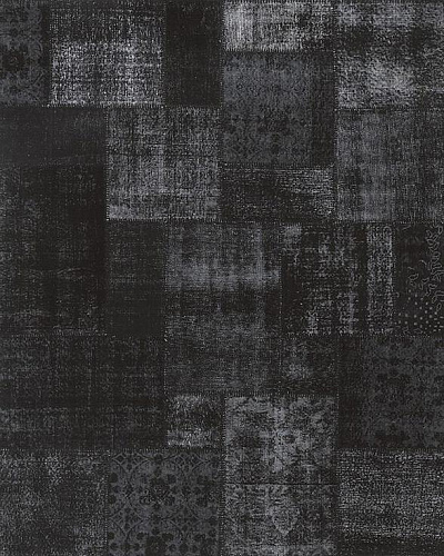 Tappeto Patchwork Nero
