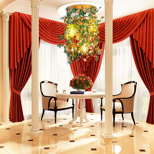 Lampadario Rose Crystal
