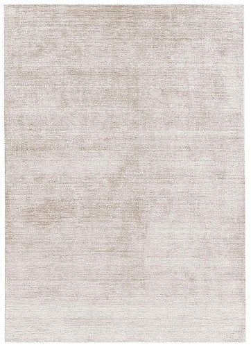 Tappeto Seta Bambù Bianco