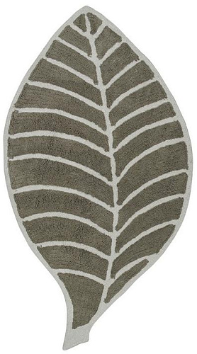 Tappeto Foglie Beige/Avorio