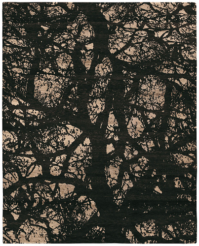 Tappeto Mauro Giant Tree Nero