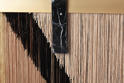 Specchio decorativo da parete Souk Black