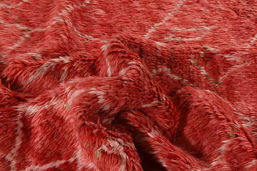 Tappeto Berbero Rosso Alto