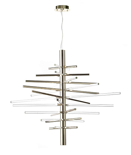 Lampadario in Vetro Twist Oro