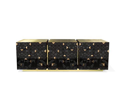 Credenza Oro & Nero Mosaic