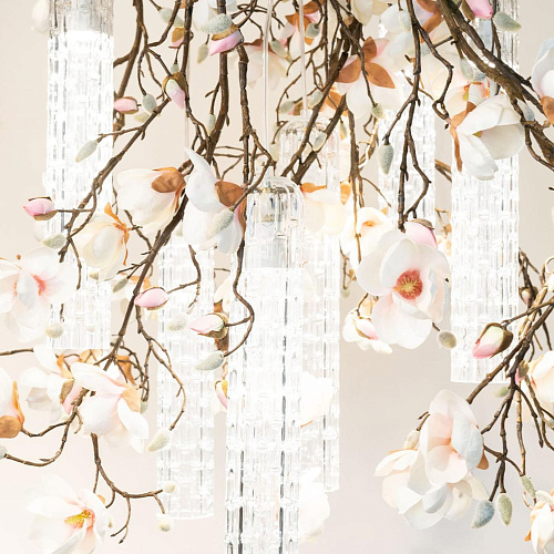 Lampadario Magnolia Bianco
