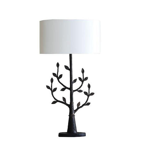 Lampada da tavolo Millana con finitura bronzo antico