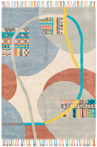 Tappeto Playful Orbits Blue