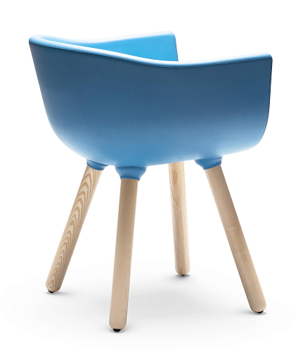 Sedia Tulip S Blu