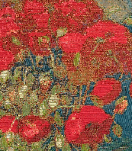Arazzo Vaso con Papaveri di Van Gogh