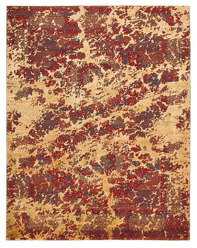 Tappeto Mamluk Knightsbridge Double Sky Rosso Oro Seta